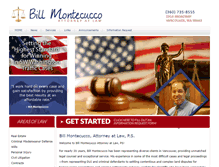 Tablet Screenshot of billmontecucco.com